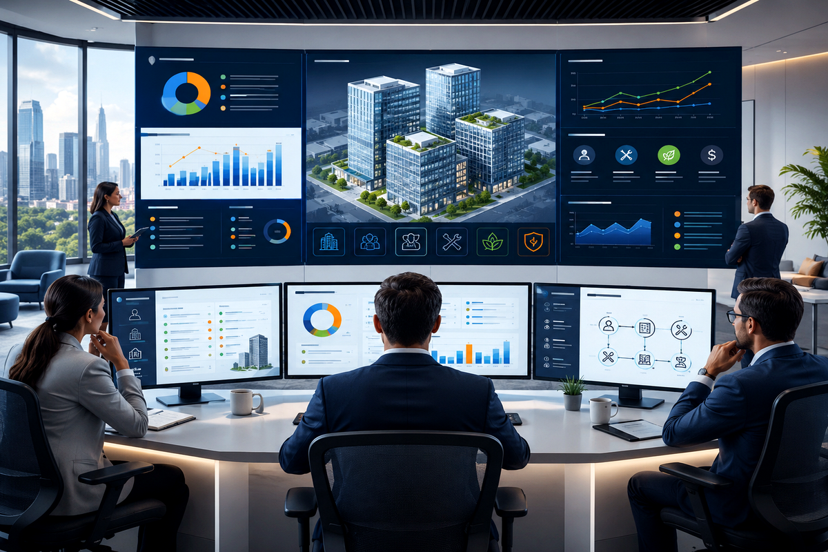ภาพผู้จัดการอาคารตรวจสอบ Dashboard NitiHub