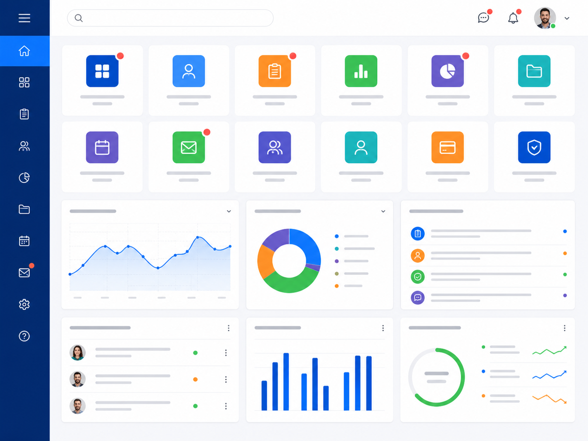SSIS Work System modular business dashboard